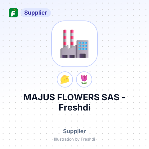 MAJUS FLOWERS SAS – summary card, no photo uploaded yet