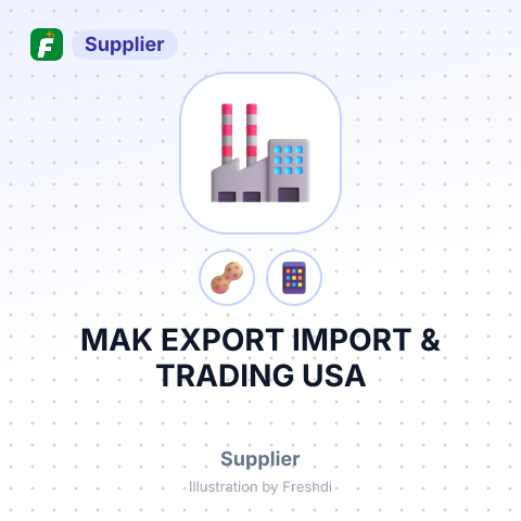 MAK EXPORT IMPORT & TRADING USA – summary card, no photo uploaded yet