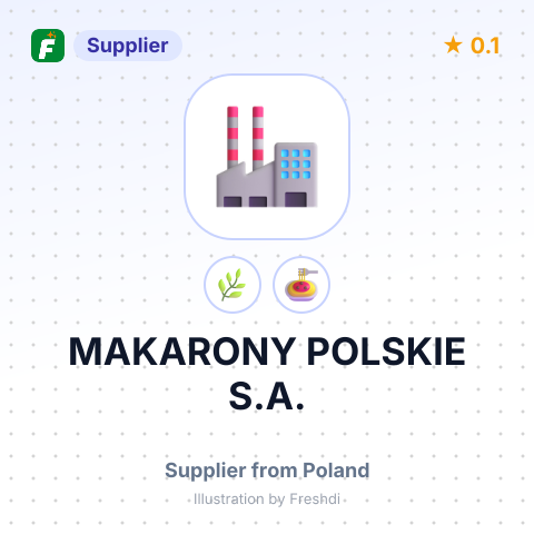 MAKARONY POLSKIE S.A. – summary card, no photo uploaded yet