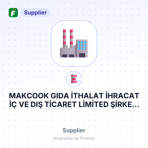 MAKCOOK GIDA İTHALAT İHRACAT İÇ VE DIŞ TİCARET LİMİTED ŞİRKETİ – summary card, no photo uploaded yet