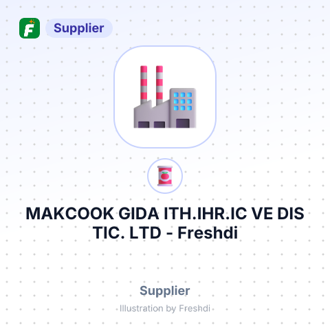 MAKCOOK GIDA ITH.IHR.IC VE DIS TIC. LTD – summary card, no photo uploaded yet