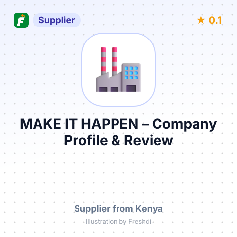 MAKE IT HAPPEN – summary card, no photo uploaded yet