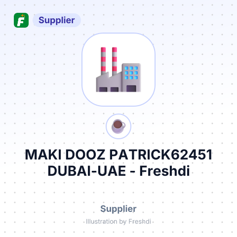 MAKI DOOZ PATRICK62451 DUBAI-UAE – summary card, no photo uploaded yet