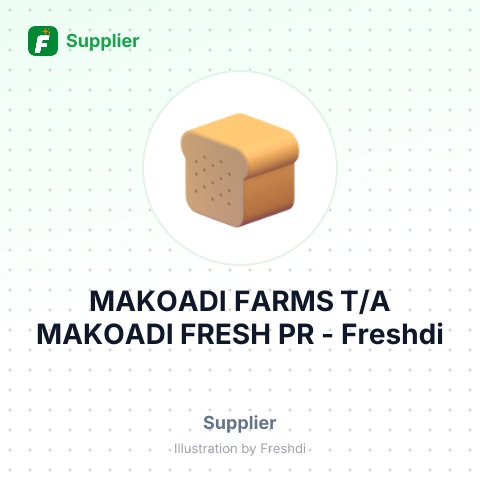 MAKOADI FARMS T/A MAKOADI FRESH PR – summary card, no photo uploaded yet