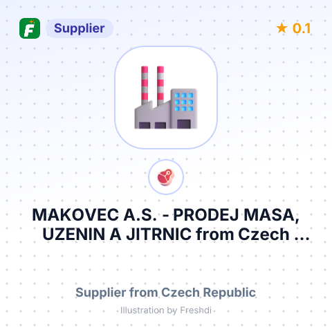 MAKOVEC A.S. - PRODEJ MASA, UZENIN A JITRNIC – summary card, no photo uploaded yet