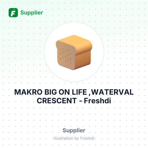 MAKRO BIG ON LIFE ,WATERVAL CRESCENT – summary card, no photo uploaded yet