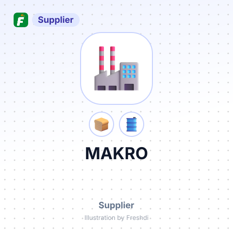 MAKRO – summary card, no photo uploaded yet