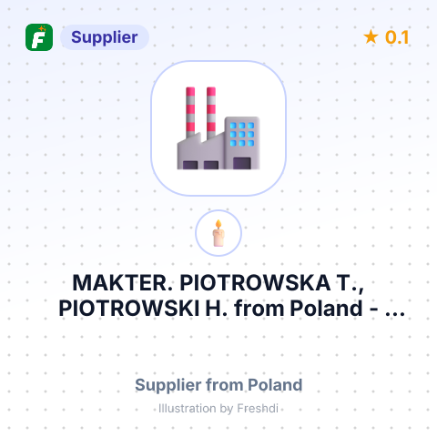 MAKTER. PIOTROWSKA T., PIOTROWSKI H. – summary card, no photo uploaded yet