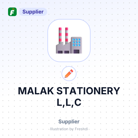 MALAK STATIONERY L,L,C – summary card, no photo uploaded yet