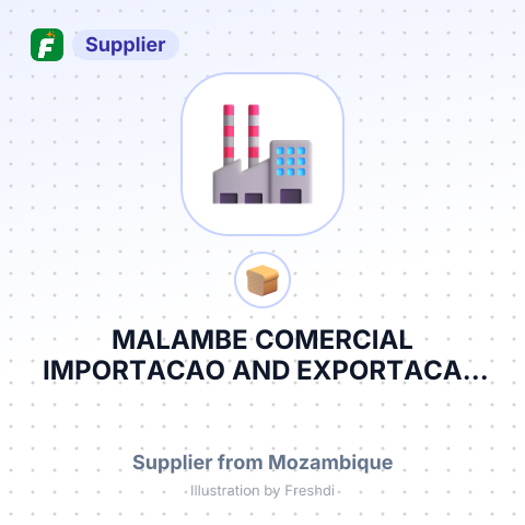 MALAMBE COMERCIAL IMPORTACAO AND EXPORTACAO, LDA – summary card, no photo uploaded yet