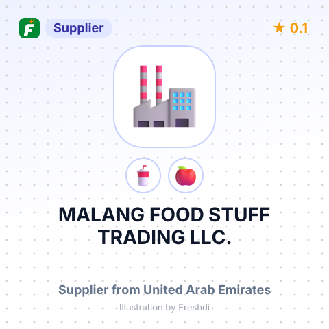 MALANG FOOD STUFF TRADING LLC. – summary card, no photo uploaded yet