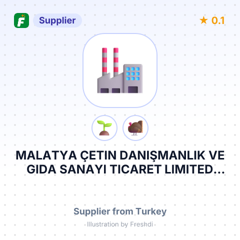 MALATYA ÇETIN DANIŞMANLIK VE GIDA SANAYI TICARET LIMITED ŞIRKETI – summary card, no photo uploaded yet