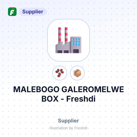 MALEBOGO GALEROMELWE BOX – summary card, no photo uploaded yet
