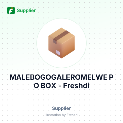 MALEBOGOGALEROMELWE P O BOX – summary card, no photo uploaded yet