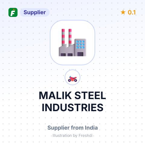 MALIK STEEL INDUSTRIES – summary card, no photo uploaded yet