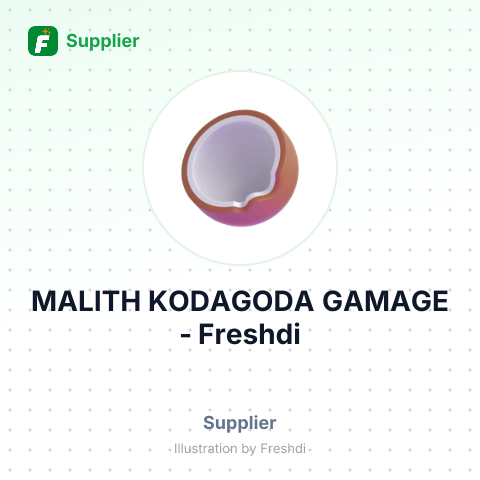 MALITH KODAGODA GAMAGE – summary card, no photo uploaded yet