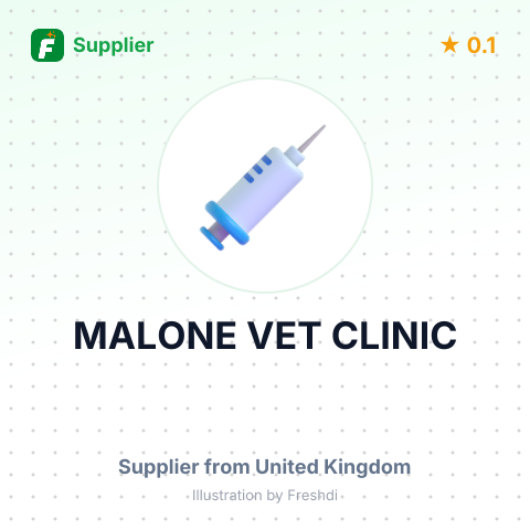 MALONE VET CLINIC – summary card, no photo uploaded yet