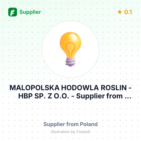 MALOPOLSKA HODOWLA ROSLIN - HBP SP. Z O.O. – summary card, no photo uploaded yet