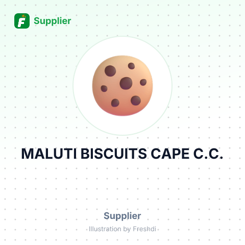 MALUTI BISCUITS CAPE C.C. – summary card, no photo uploaded yet