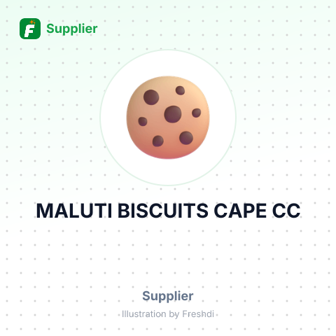 MALUTI BISCUITS CAPE CC – summary card, no photo uploaded yet