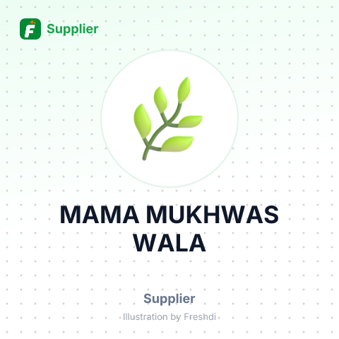 MAMA MUKHWAS WALA – summary card, no photo uploaded yet