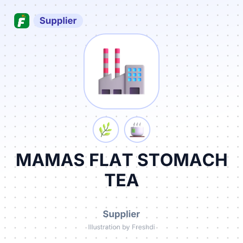 MAMAS FLAT STOMACH TEA – summary card, no photo uploaded yet