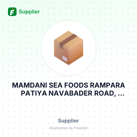 MAMDANI SEA FOODS RAMPARA PATIYA NAVABADER ROAD, NAVABUNDER, JUNAGADH, GUJARAT - – summary card, no photo uploaded yet