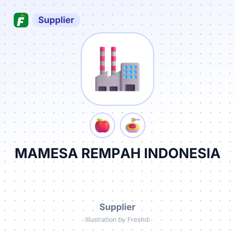 MAMESA REMPAH INDONESIA – summary card, no photo uploaded yet