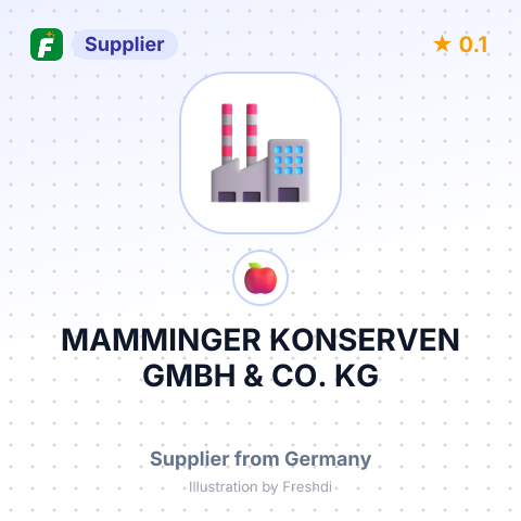 MAMMINGER KONSERVEN GMBH & CO. KG – summary card, no photo uploaded yet