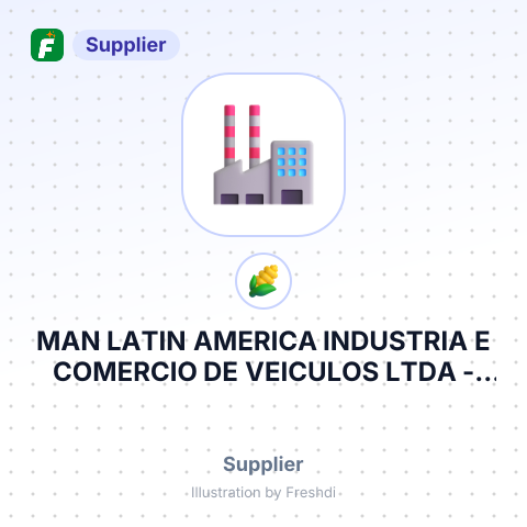 MAN LATIN AMERICA INDUSTRIA E COMERCIO DE VEICULOS LTDA – summary card, no photo uploaded yet