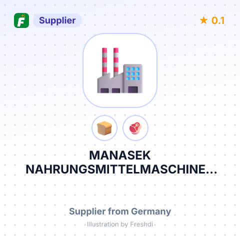 MANASEK NAHRUNGSMITTELMASCHINEN INH. MARTIN ANDERS E.K. – summary card, no photo uploaded yet