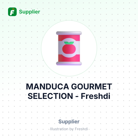 MANDUCA GOURMET SELECTION – summary card, no photo uploaded yet