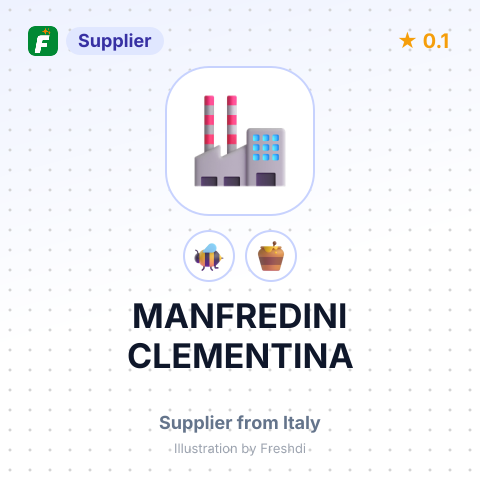 MANFREDINI CLEMENTINA – summary card, no photo uploaded yet