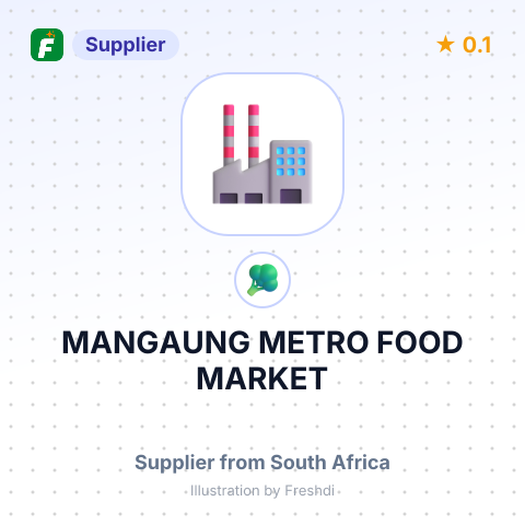 MANGAUNG METRO FOOD MARKET – summary card, no photo uploaded yet