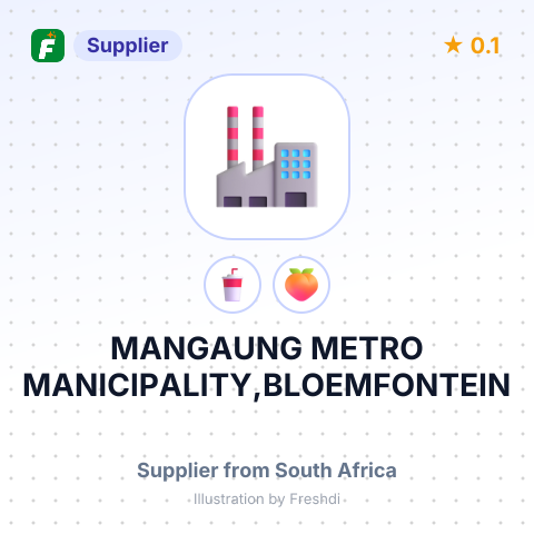 MANGAUNG METRO MANICIPALITY,BLOEMFONTEIN – summary card, no photo uploaded yet