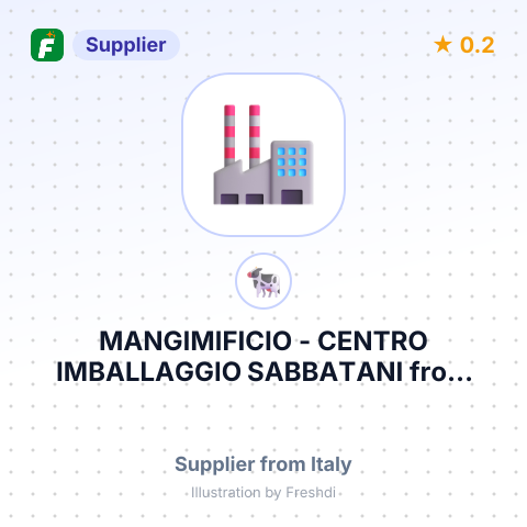 MANGIMIFICIO - CENTRO IMBALLAGGIO SABBATANI – summary card, no photo uploaded yet