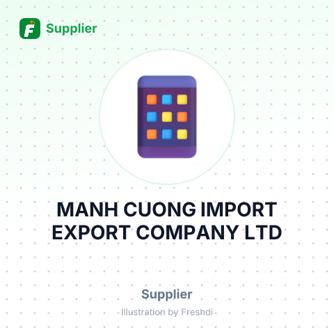 MANH CUONG IMPORT EXPORT COMPANY LTD – summary card, no photo uploaded yet