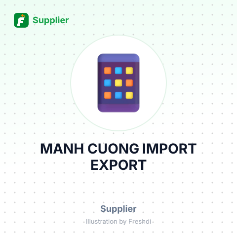 MANH CUONG IMPORT EXPORT – summary card, no photo uploaded yet