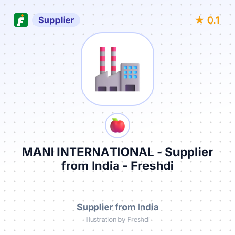 MANI INTERNATIONAL – summary card, no photo uploaded yet