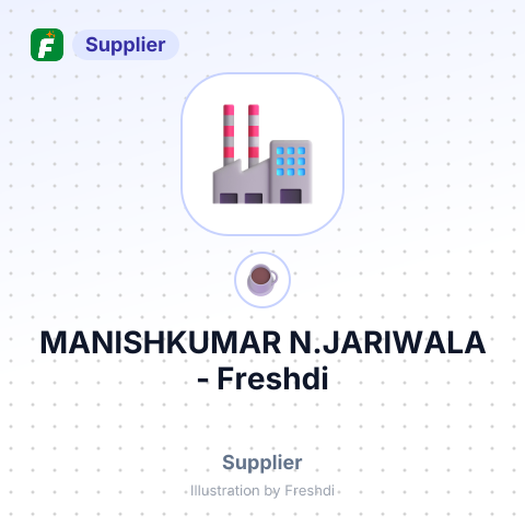 MANISHKUMAR N.JARIWALA – summary card, no photo uploaded yet