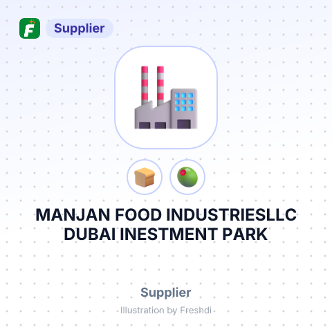 MANJAN FOOD INDUSTRIESLLC DUBAI INESTMENT PARK – summary card, no photo uploaded yet