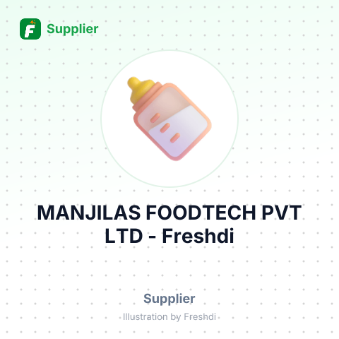 MANJILAS FOODTECH PVT LTD – summary card, no photo uploaded yet