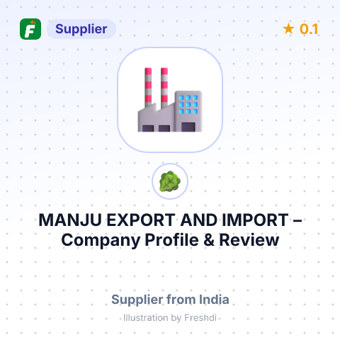 MANJU EXPORT AND IMPORT – summary card, no photo uploaded yet