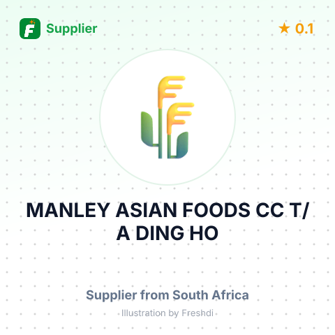 MANLEY ASIAN FOODS CC T/A DING HO – summary card, no photo uploaded yet