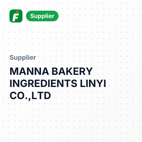 MANNA BAKERY INGREDIENTS LINYI CO.,LTD – summary card, no photo uploaded yet