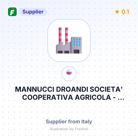 MANNUCCI DROANDI SOCIETA' COOPERATIVA AGRICOLA – summary card, no photo uploaded yet