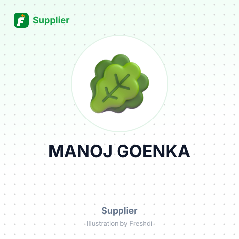 MANOJ GOENKA – summary card, no photo uploaded yet