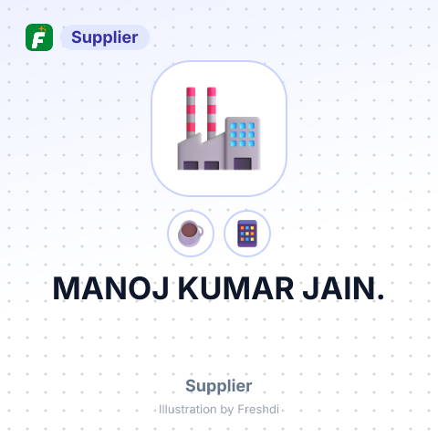 MANOJ KUMAR JAIN. – summary card, no photo uploaded yet