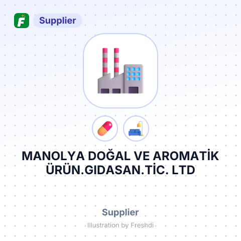 MANOLYA DOĞAL VE AROMATİK ÜRÜN.GIDASAN.TİC. LTD – summary card, no photo uploaded yet