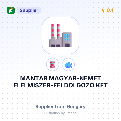 MANTAR MAGYAR-NEMET ELELMISZER-FELDOLGOZO KFT – summary card, no photo uploaded yet